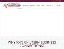 Tablet Screenshot of chilternbusinessconnections.co.uk